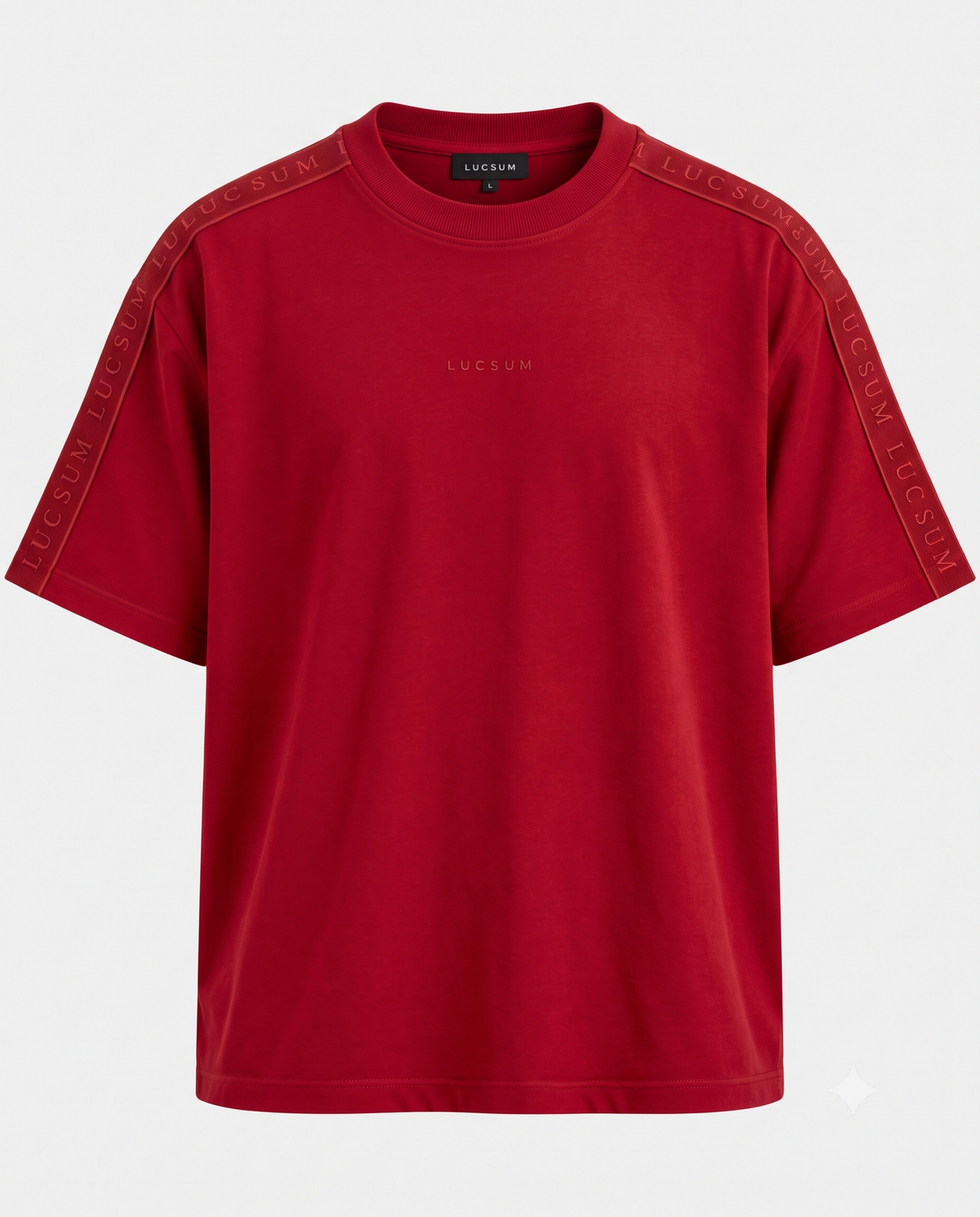 Lucsum Branded Tape Red — Front view