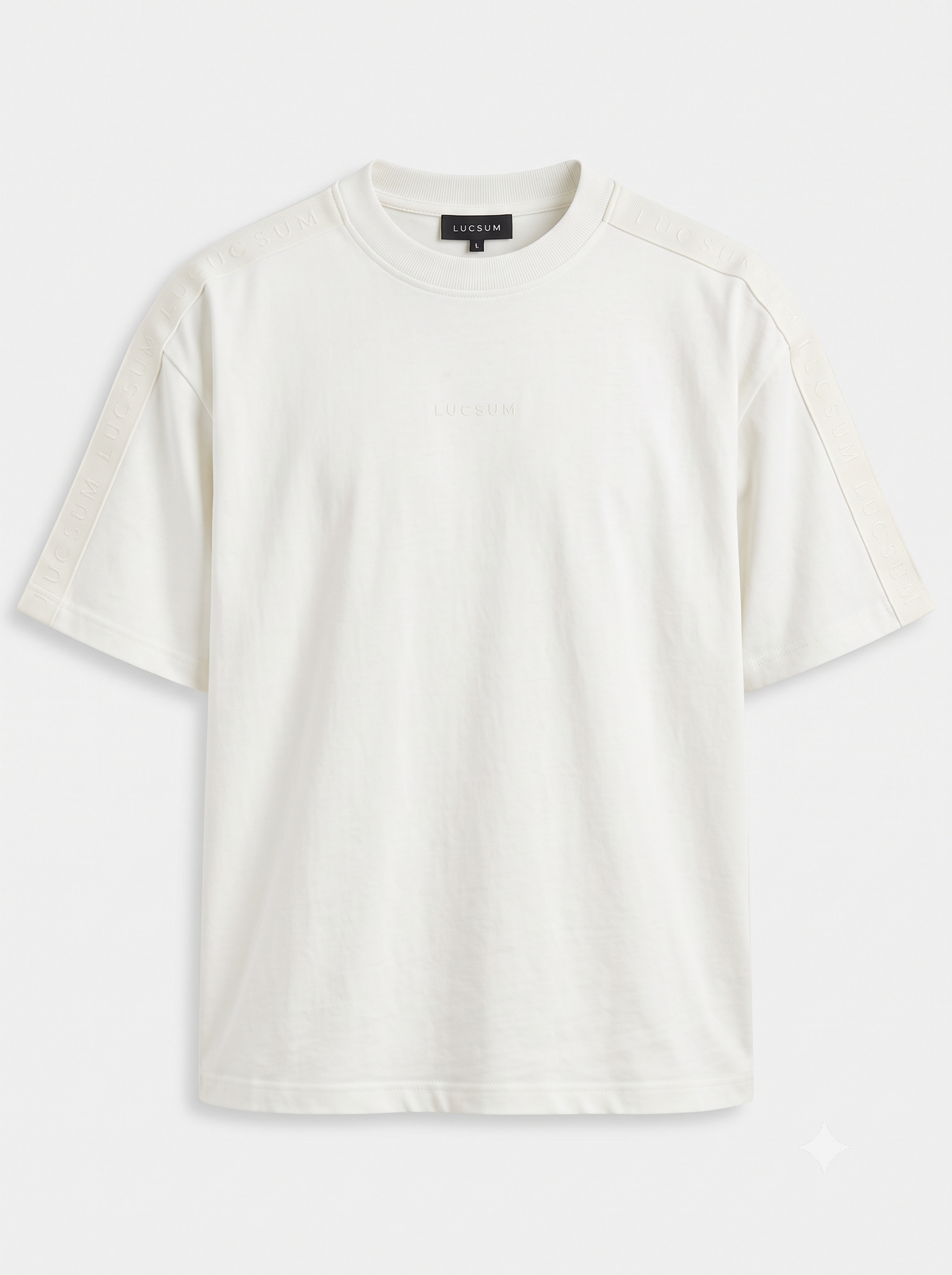 Lucsum Branded Tape White — Front view
