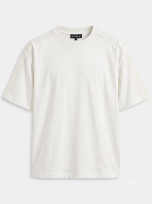 Lucsum Branded Tape White — Front view
