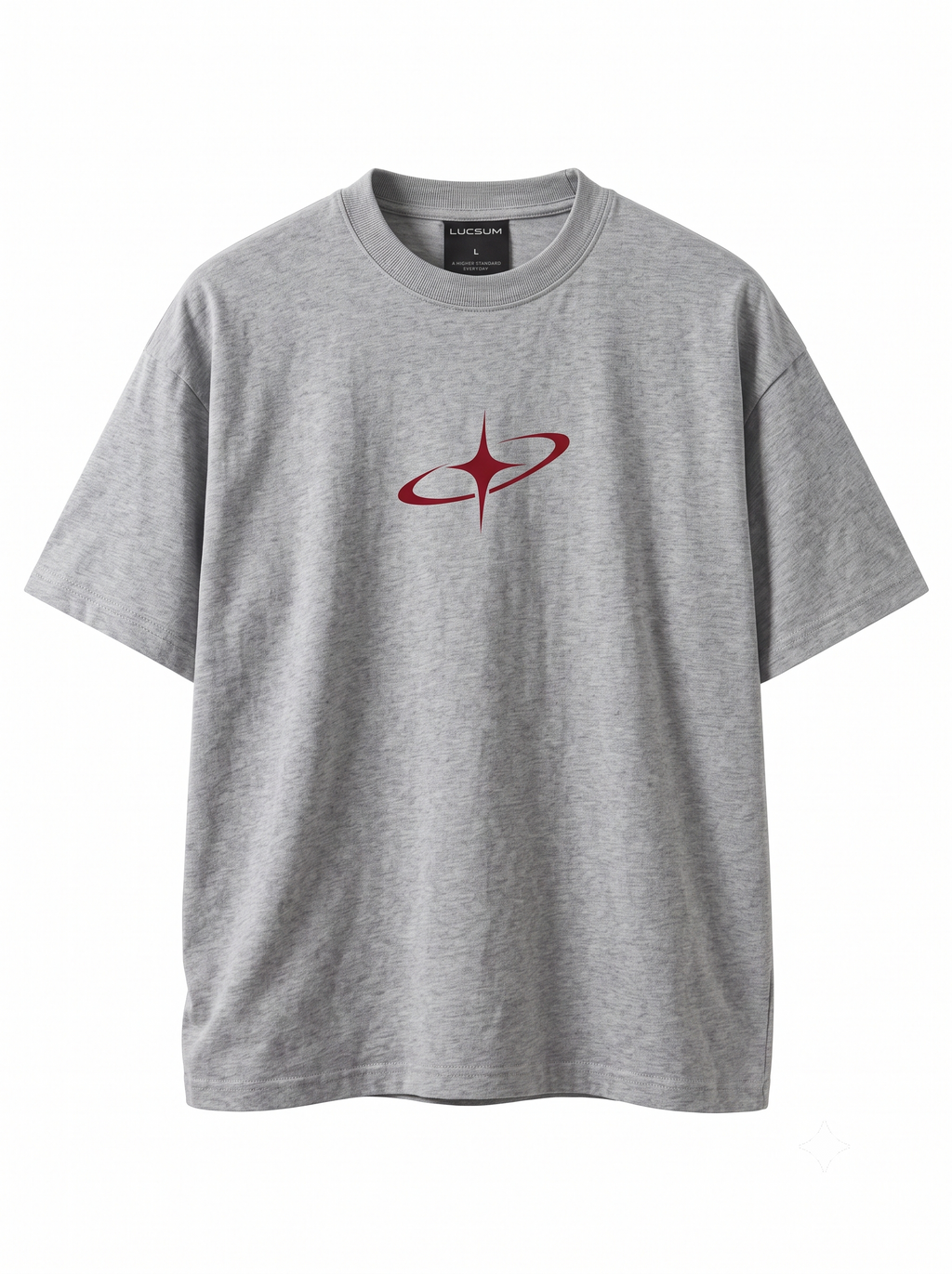 Lucsum Celestial Graphic Grey — Front view
