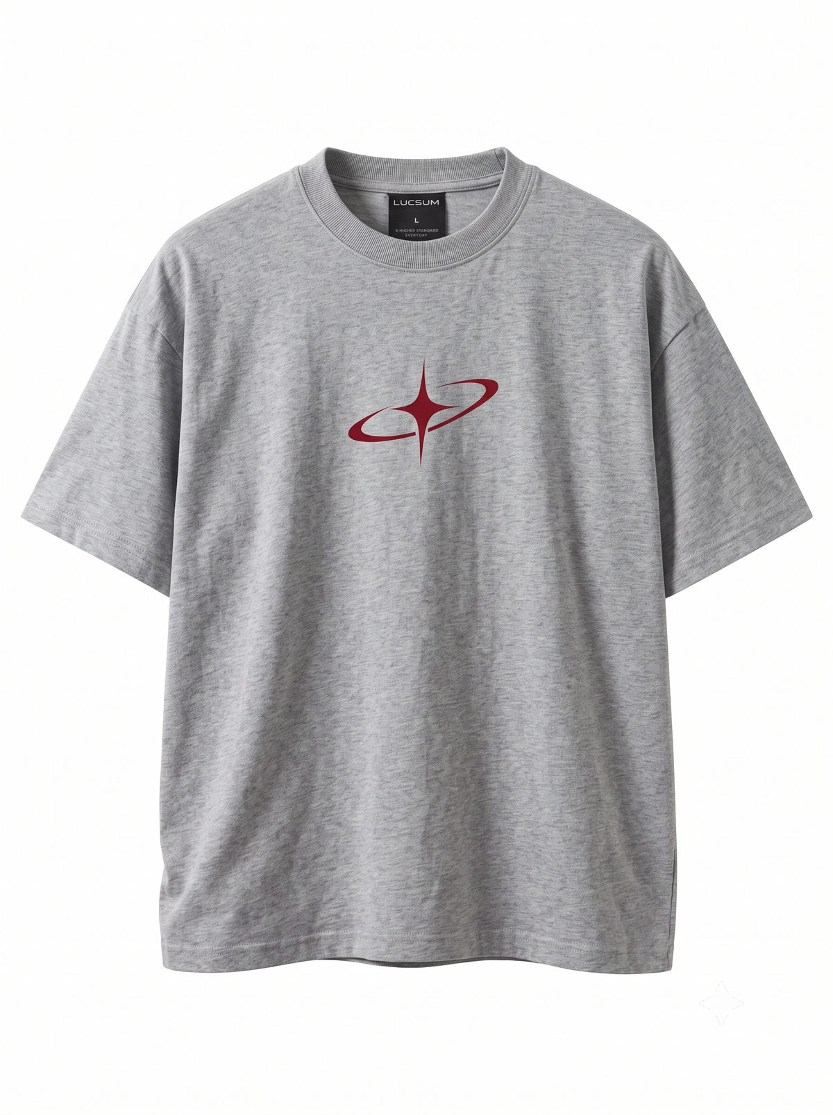 Lucsum Celestial Graphic Grey — Front view