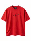 Lucsum Celestial Graphic Red — Front view