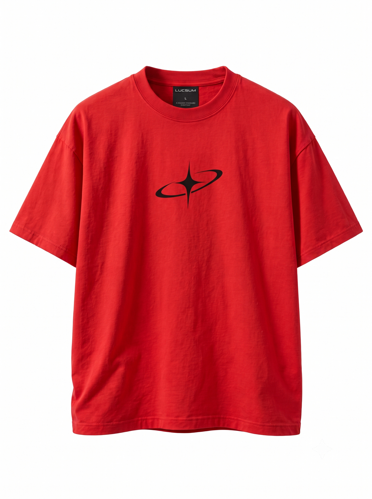 Lucsum Celestial Graphic Red — Front view