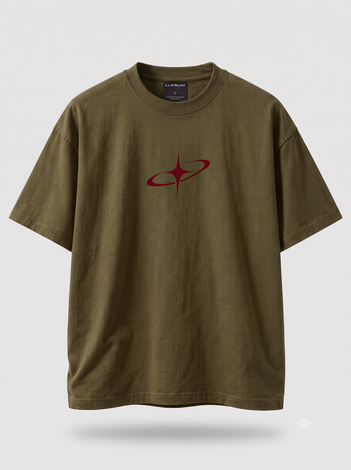 Lucsum Celestial Graphic Olive — Front view