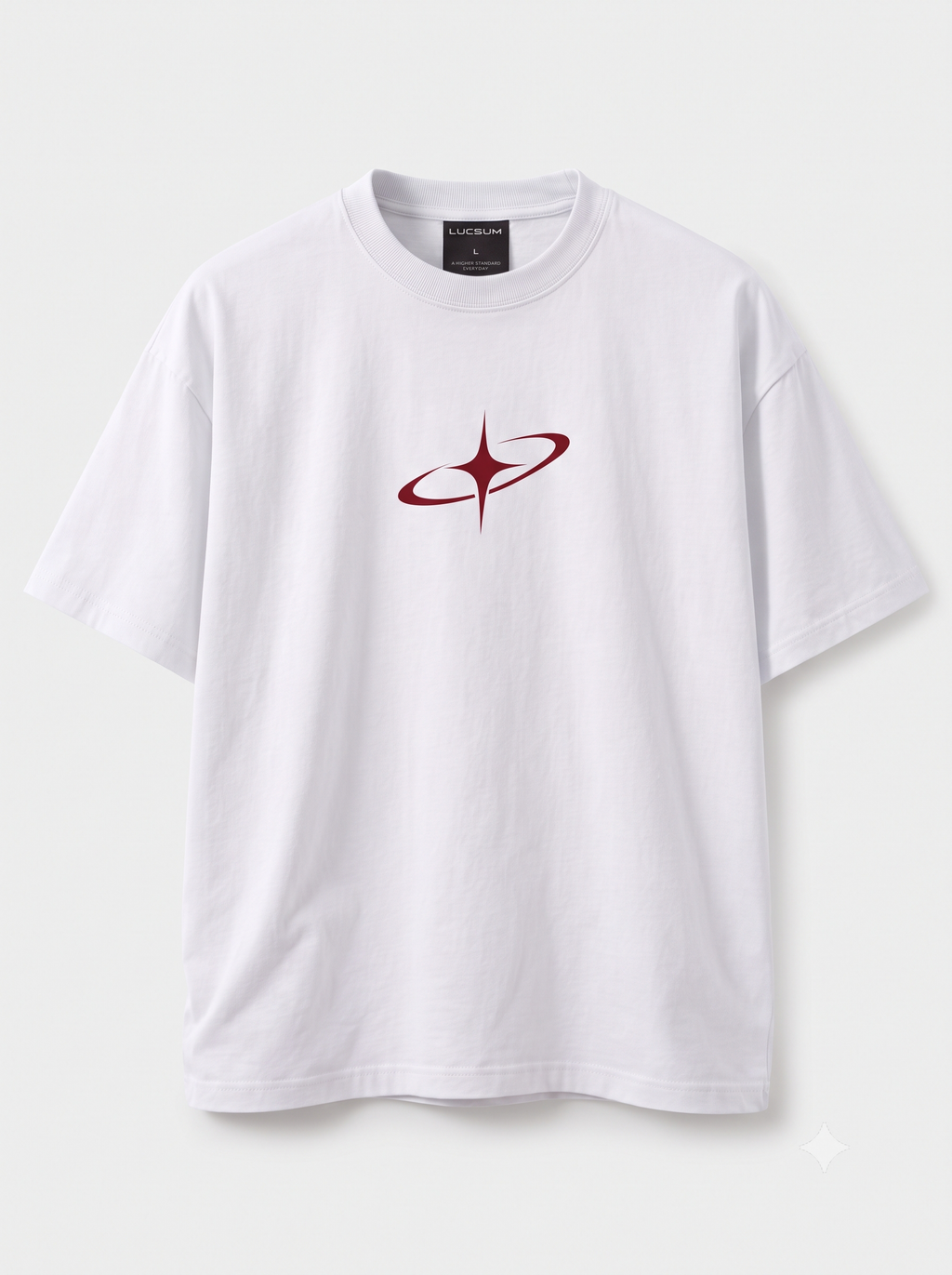 Lucsum Celestial Graphic White — Front view