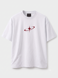 Lucsum Celestial Graphic White — Front view