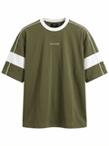 Lucsum Contrast Panel Olive — Front view