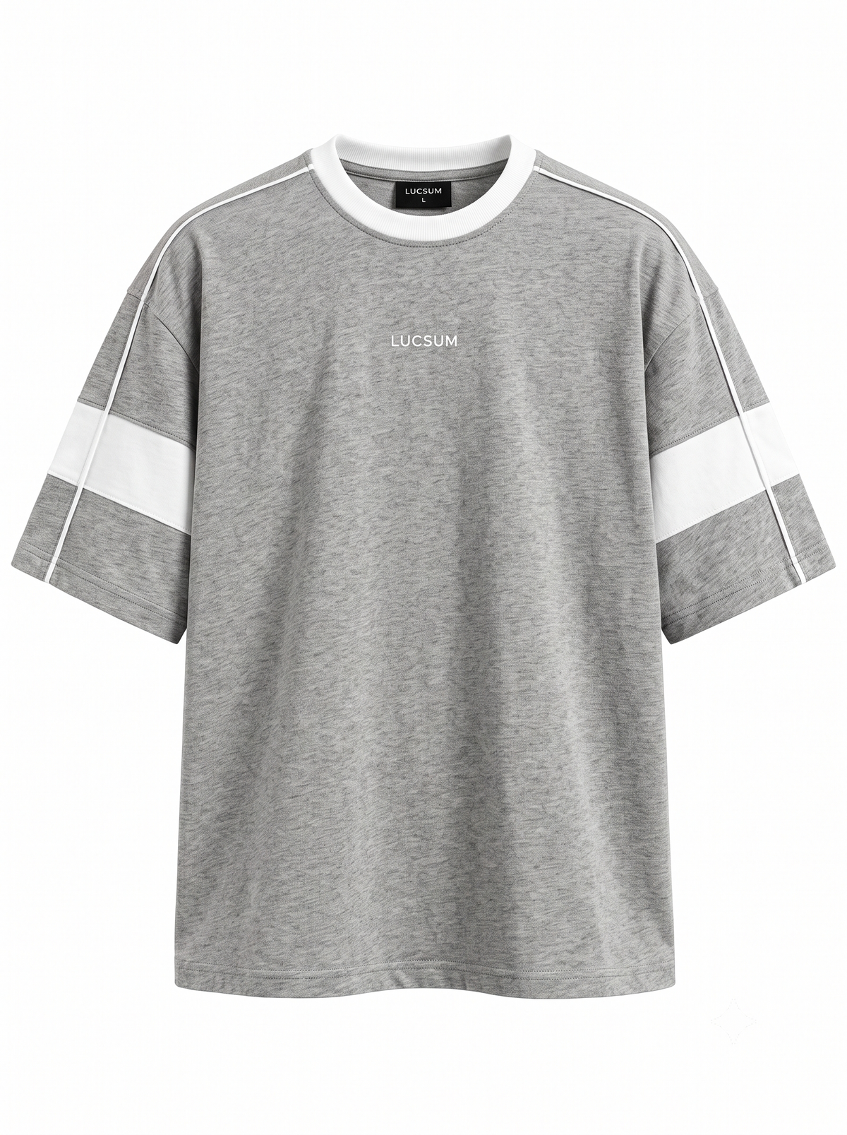Lucsum Contrast Panel Grey — Front view