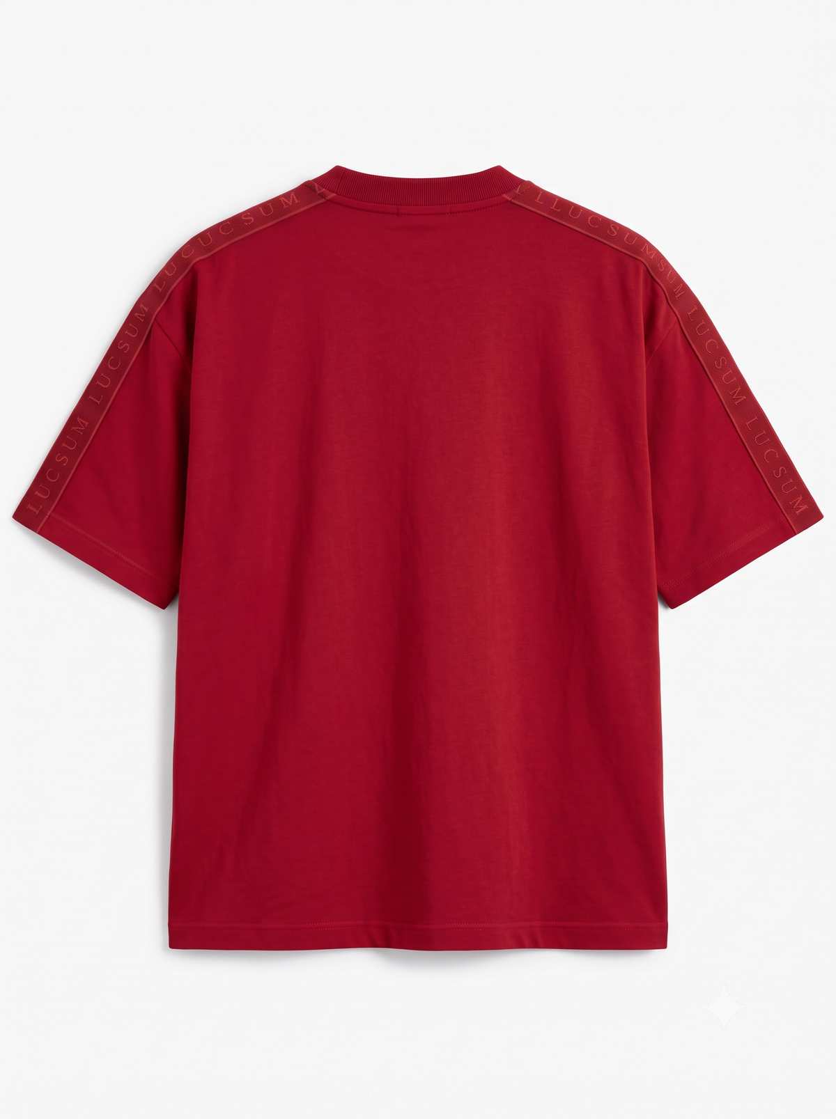 Lucsum Branded Tape Red — Back view