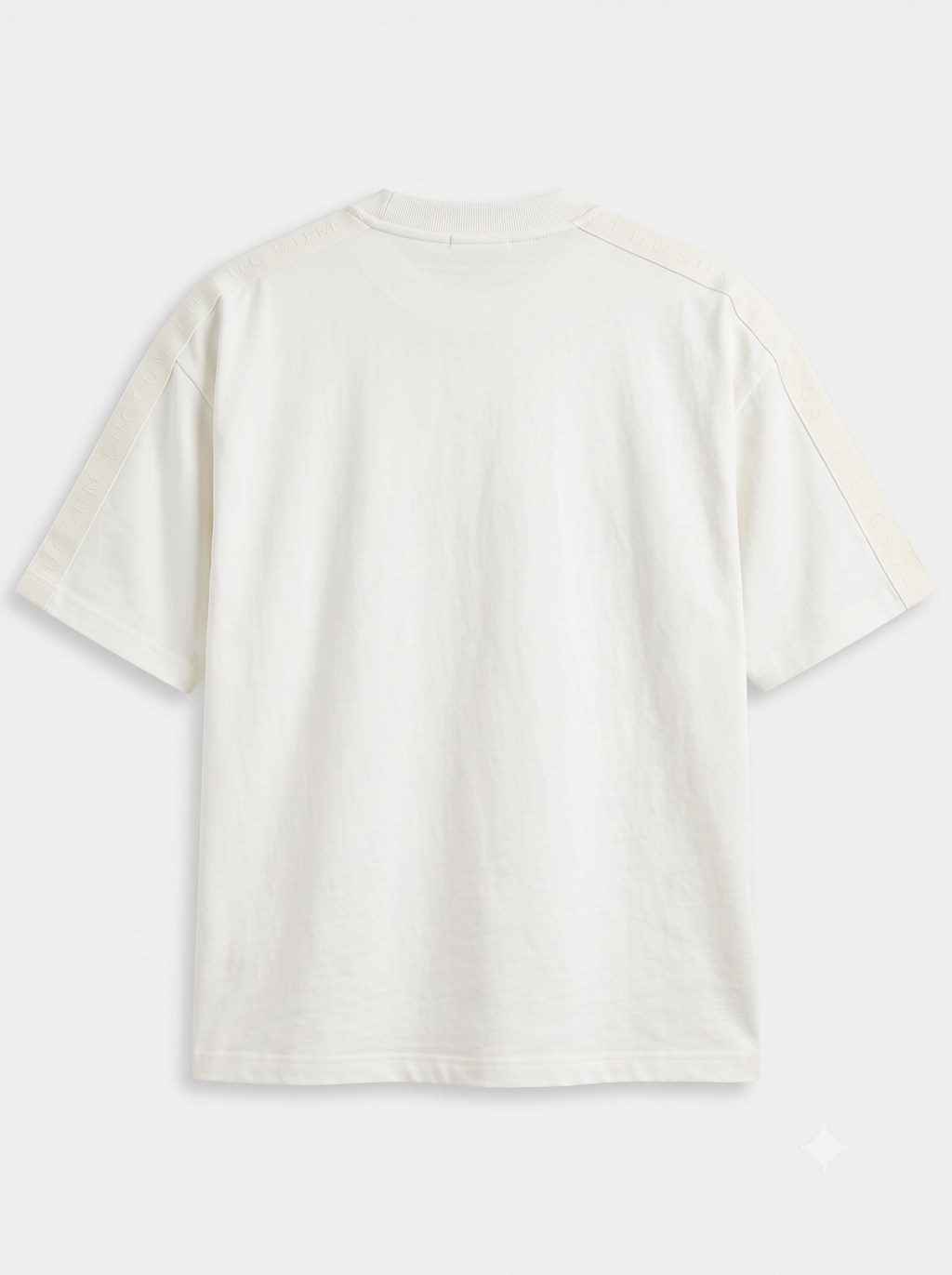 Lucsum Branded Tape White — Back view