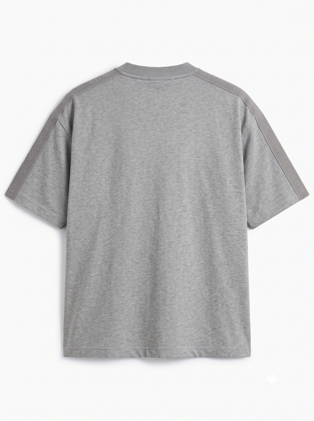 Lucsum Branded Tape Grey — Back view