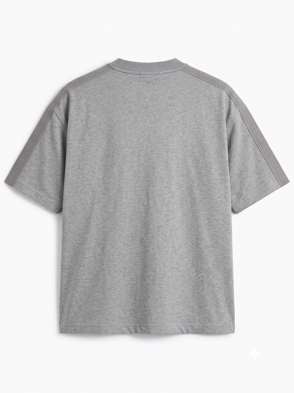 Lucsum Branded Tape Grey — Back view