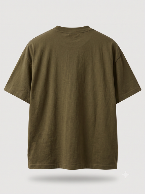 Lucsum Celestial Graphic Olive — Back view