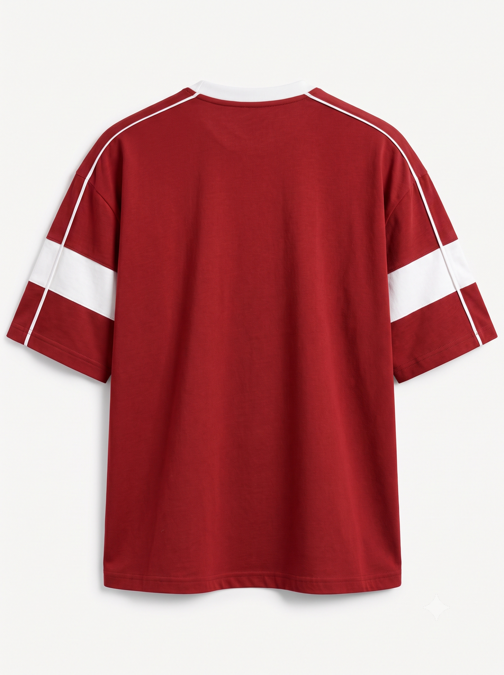Lucsum Contrast Panel Red — Back view