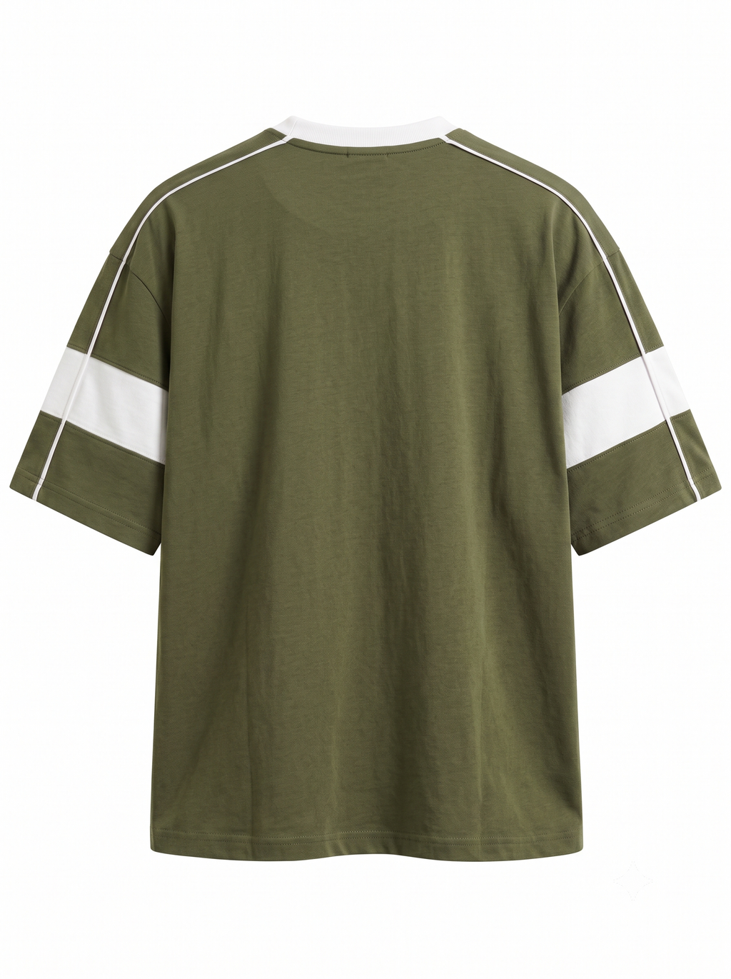 Lucsum Contrast Panel Olive — Back view