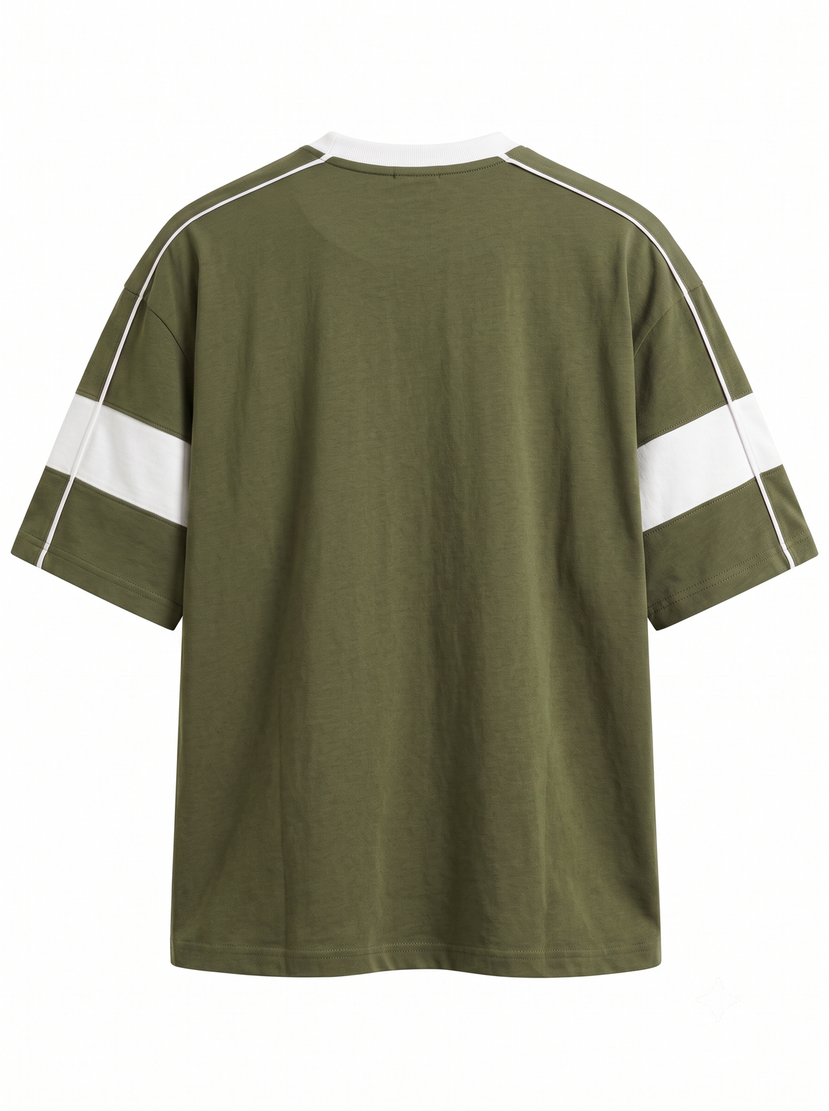 Lucsum Contrast Panel Olive — Back view