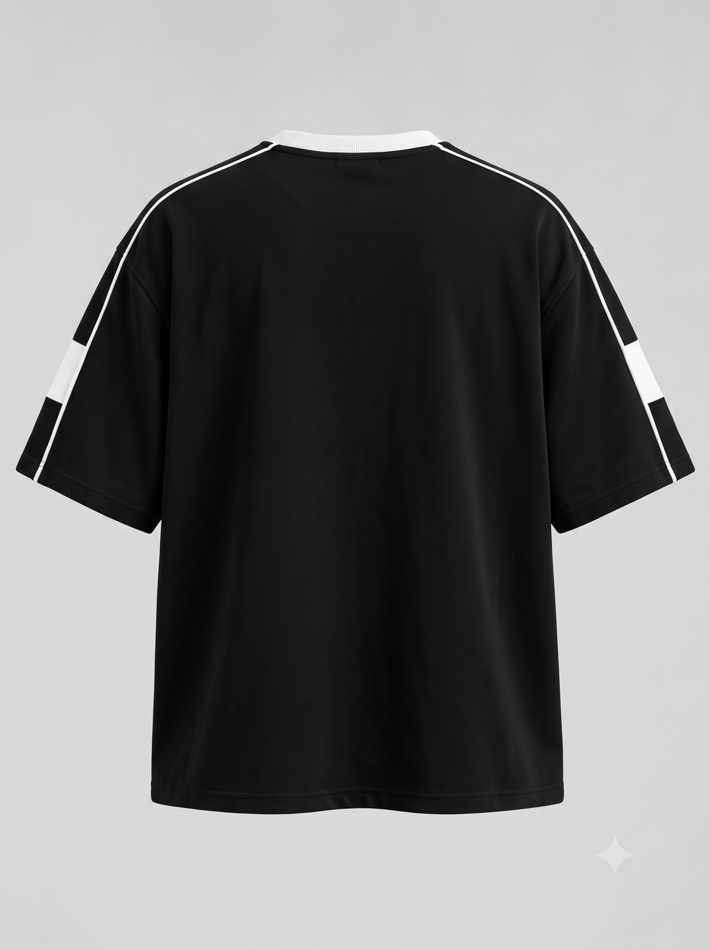 Lucsum Contrast Panel Black — Back view