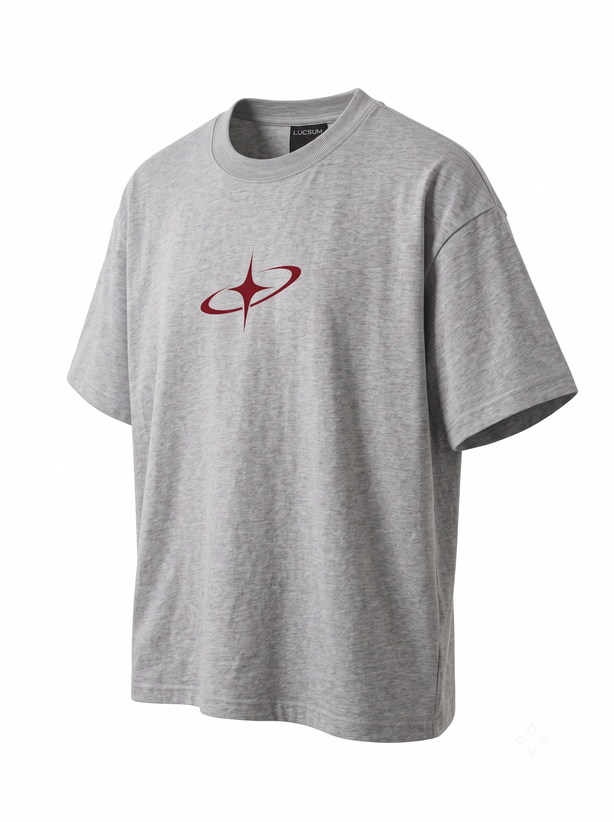 Lucsum Celestial Graphic Grey — Three-quarter view