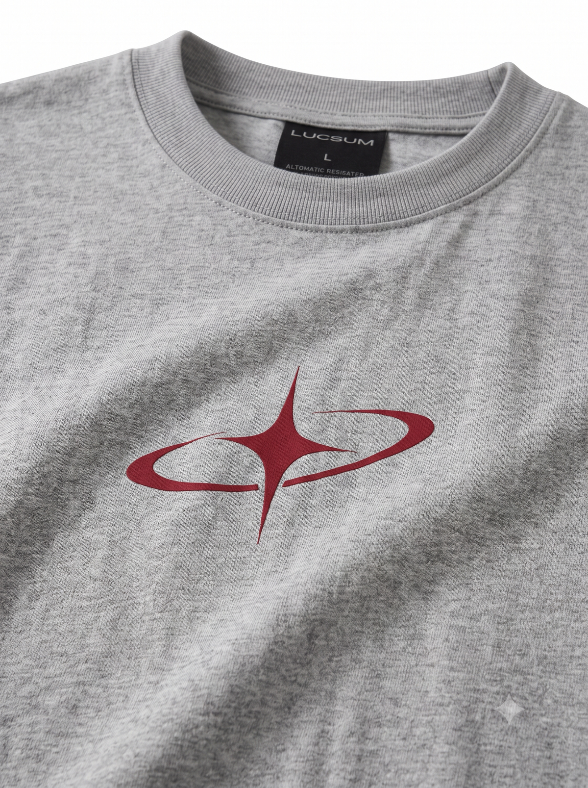 Lucsum Celestial Graphic Grey — Macro close-up