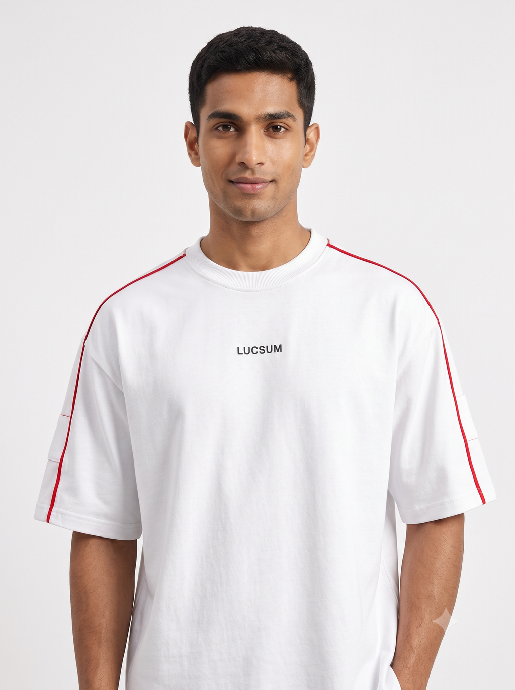 Lucsum Contrast Panel White — Lifestyle view