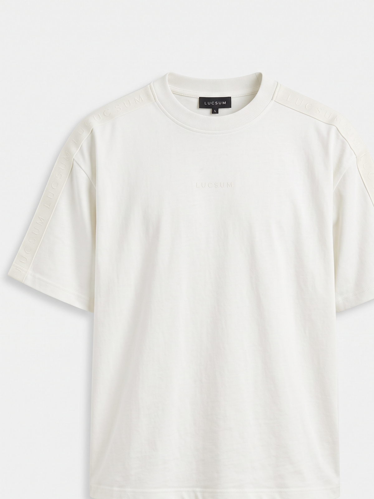 Lucsum Branded Tape White — Front view