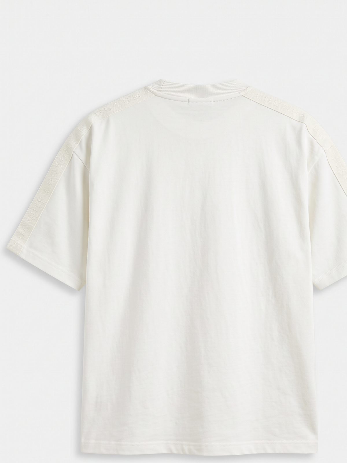 Lucsum Branded Tape White — Back view