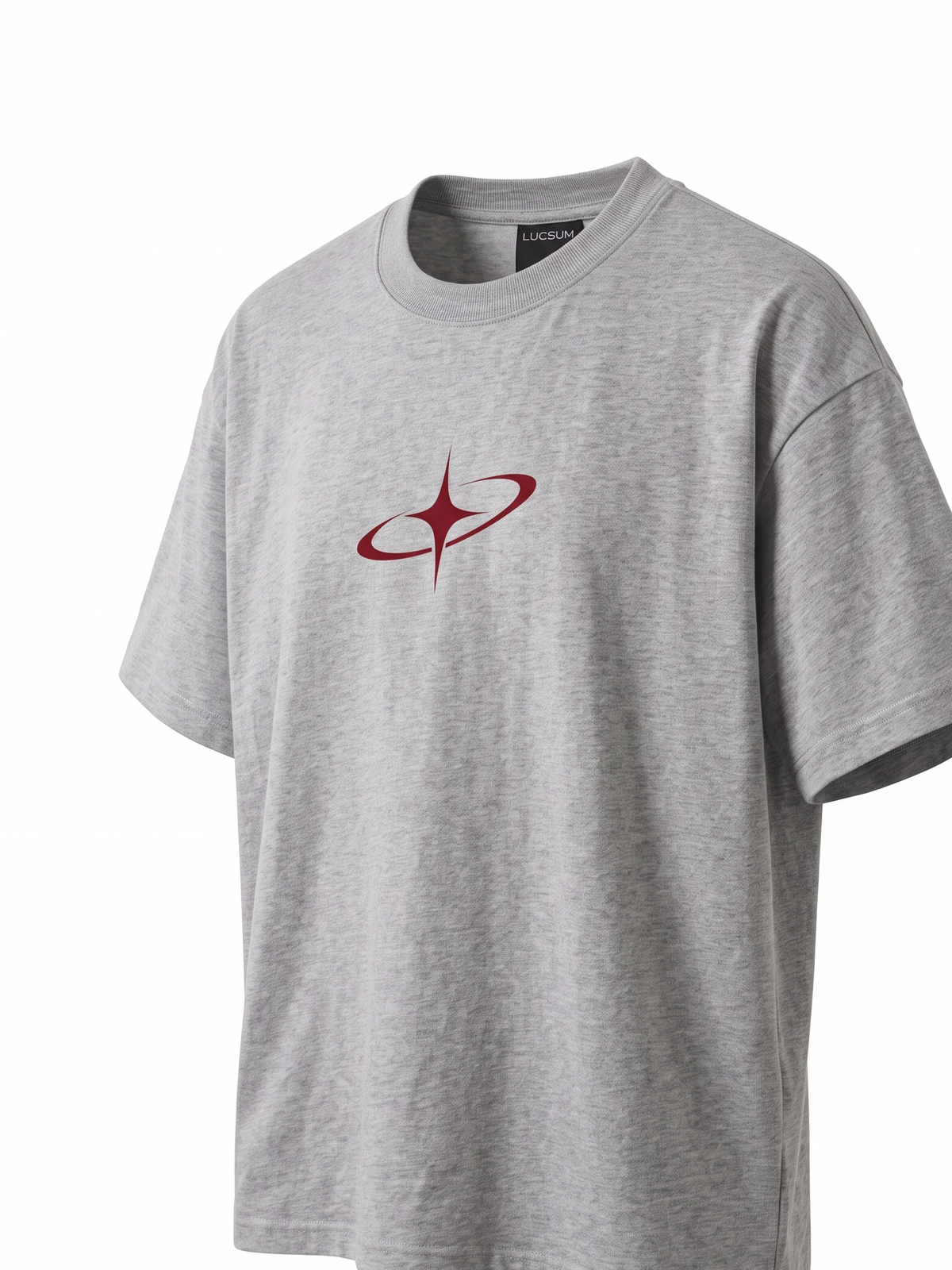 Lucsum Celestial Graphic Grey — Three-quarter view