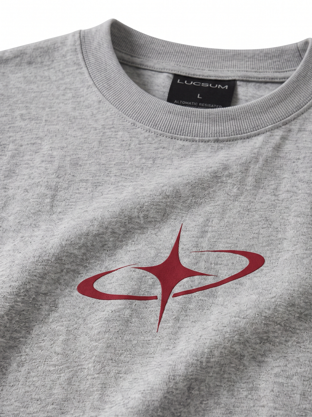 Lucsum Celestial Graphic Grey — Macro close-up