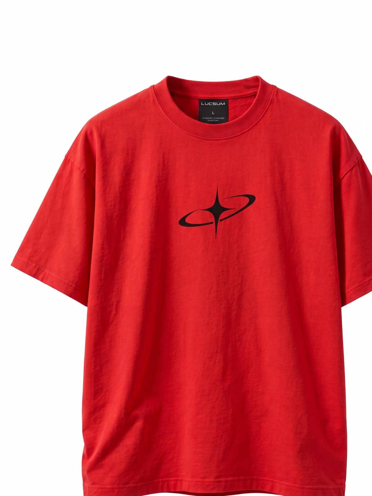 Lucsum Celestial Graphic Red — Front view