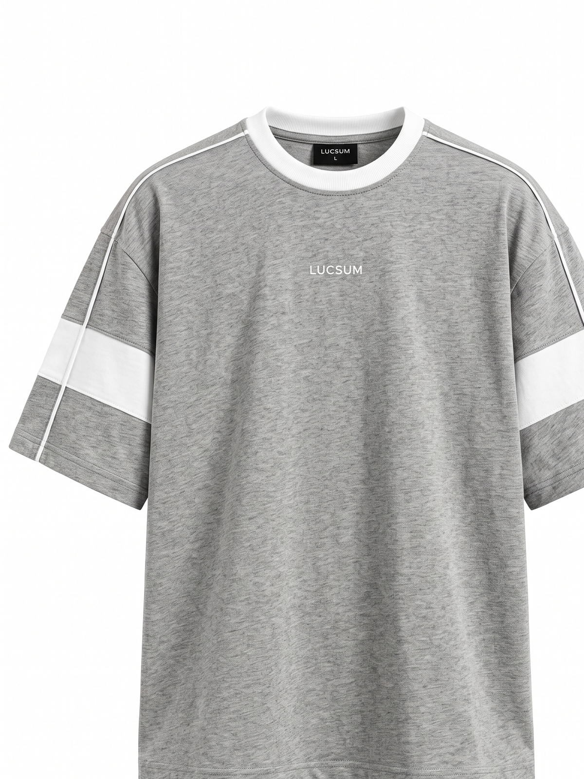 Lucsum Contrast Panel Grey — Front view