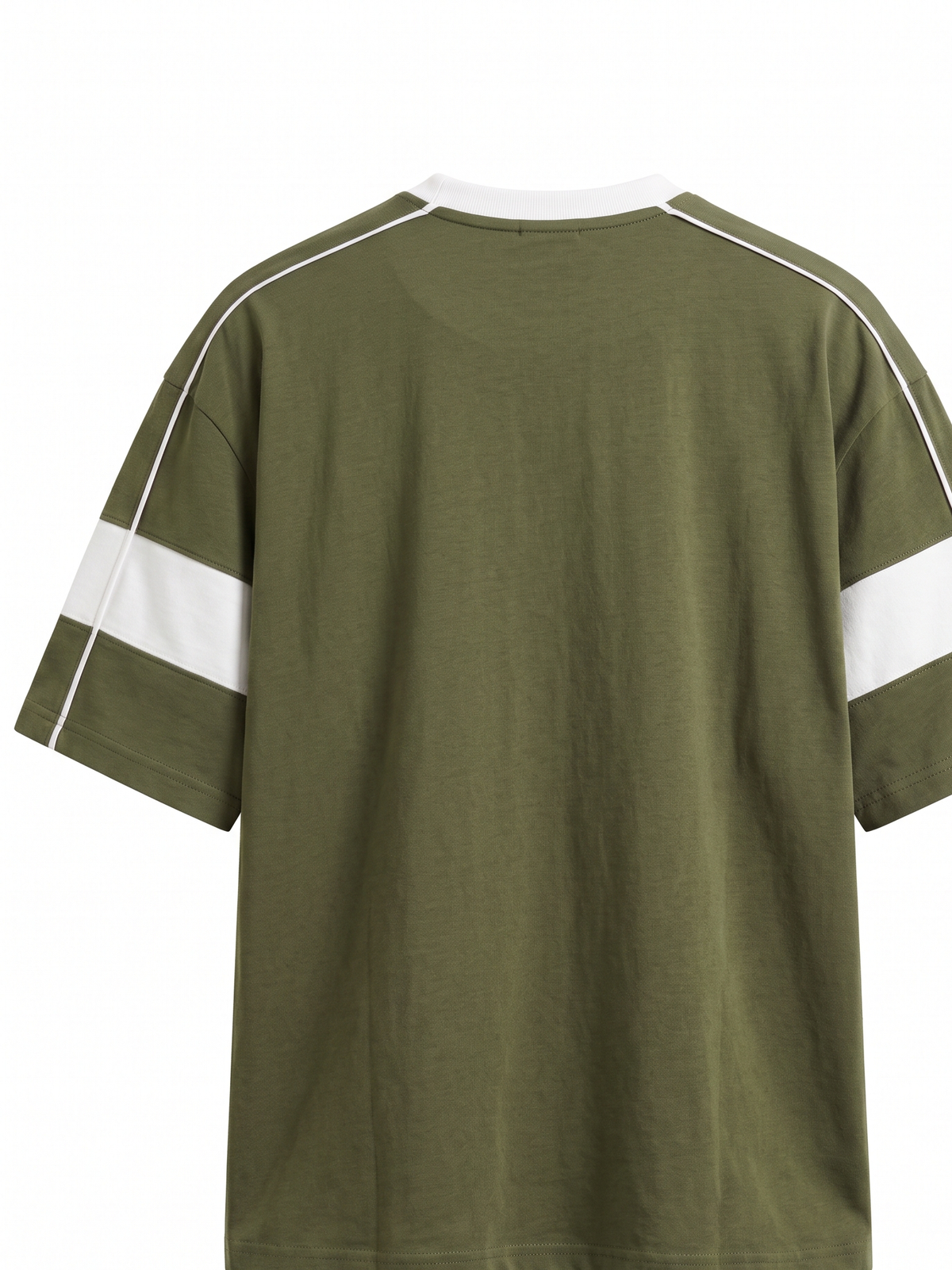 Lucsum Contrast Panel Olive — Back view